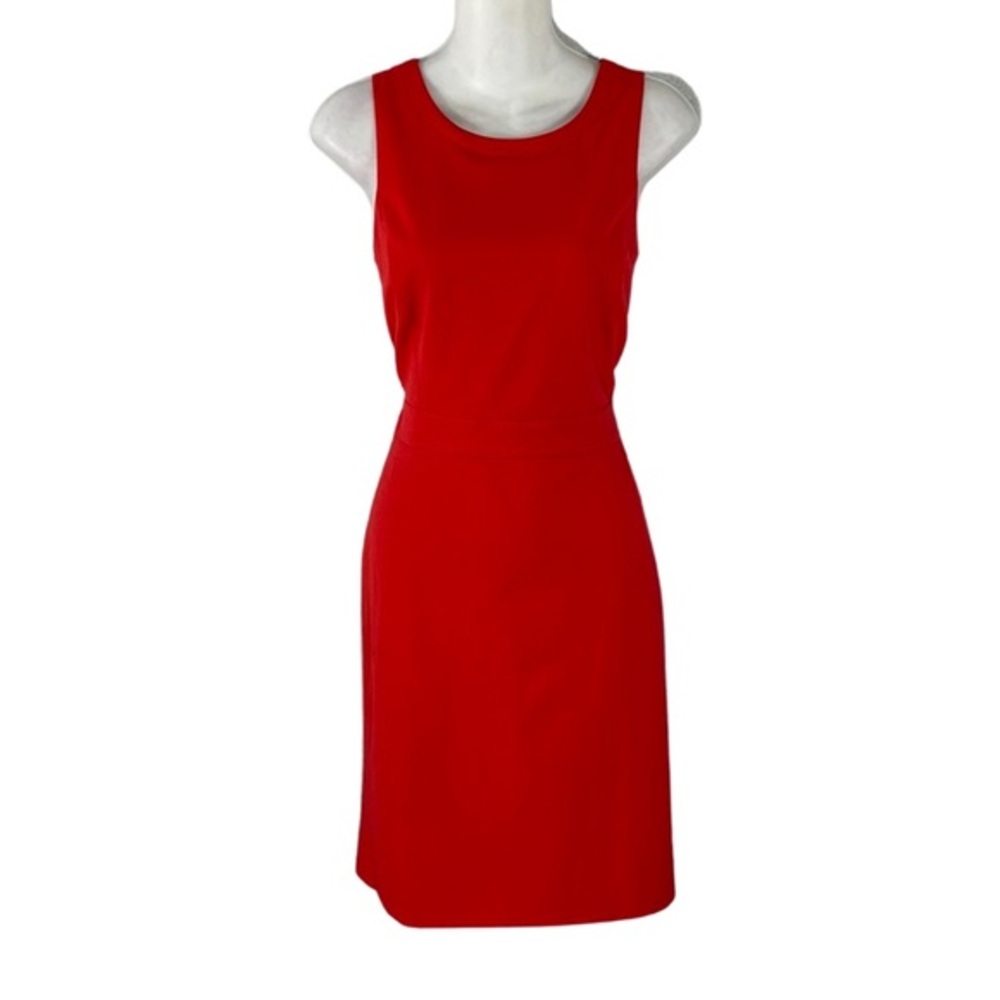 NWT J. Crew red sleeveless sheath dress EE8